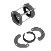 JCM 106 Bell Joint Leak Clamp Black