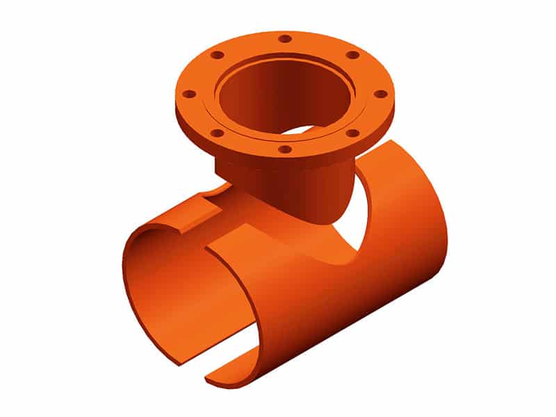 Model 417 Carbon Steel Tapping Sleeves Branching Fittings